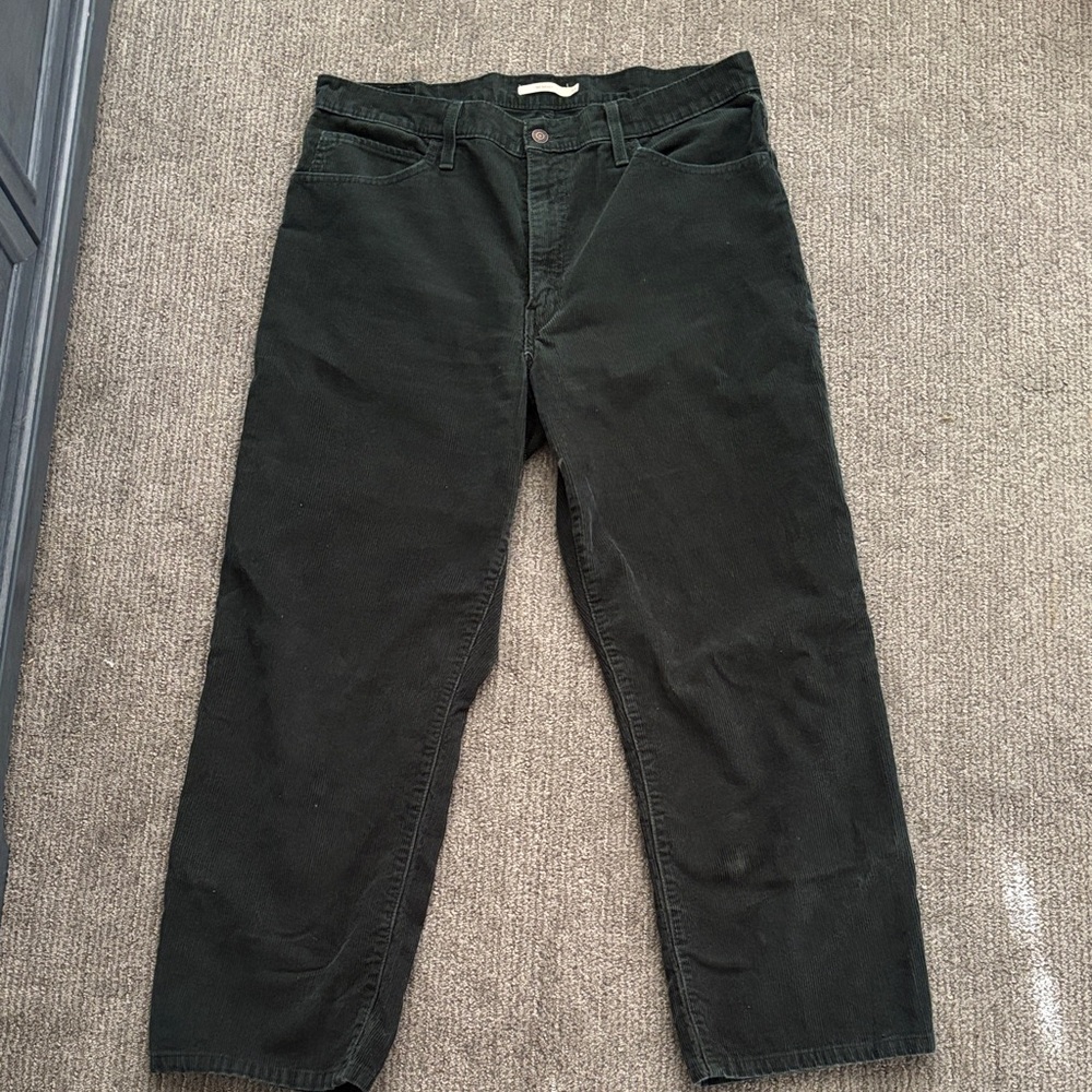 Levi's Dark Green Corduroy Pants